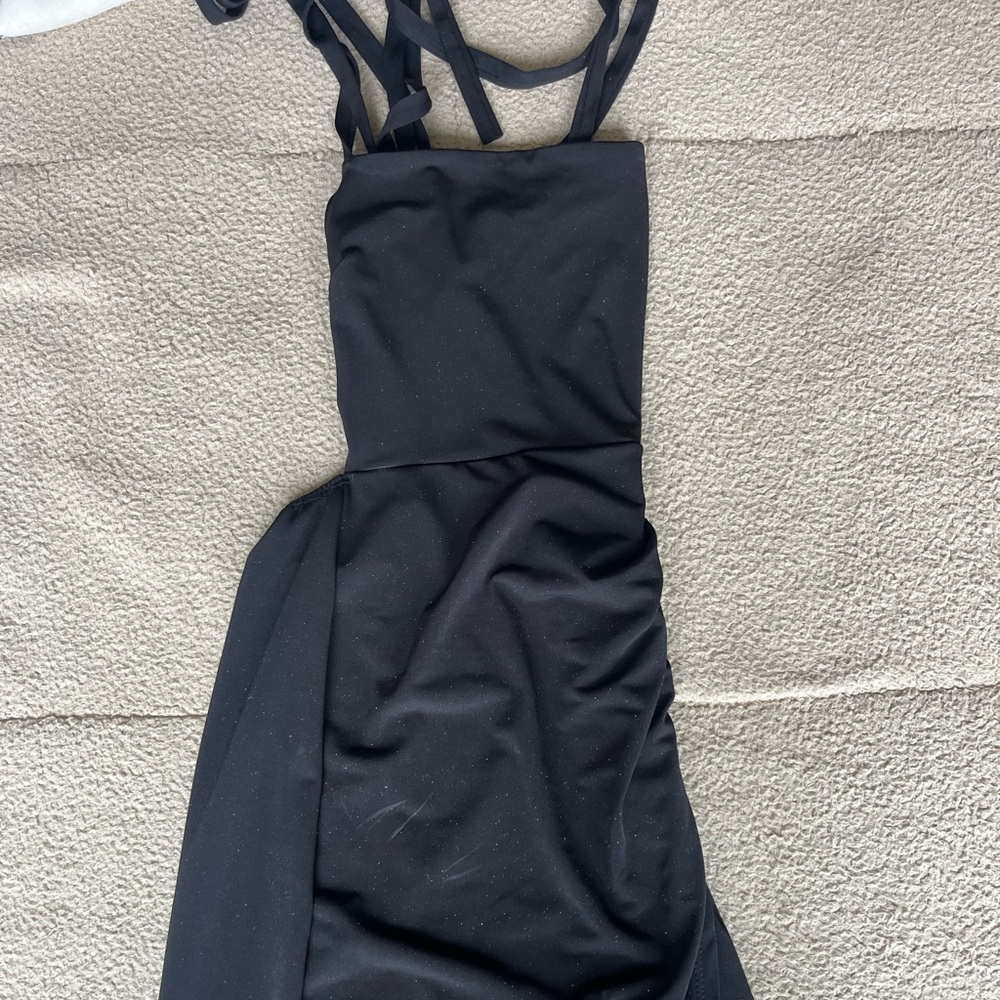 black mini dress with light sparkles, windsor size xs worn once